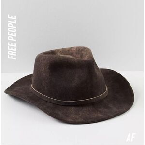FREE PEOPLE BY MOSSANT DUST YOUR TRAIL WOOL FELT HAT NWT